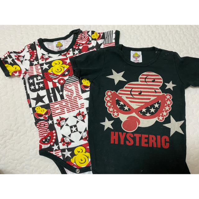 HYSTERIC MINI(ヒステリックミニ)のヒスミニ★半袖ロンパース キッズ/ベビー/マタニティのベビー服(~85cm)(ロンパース)の商品写真