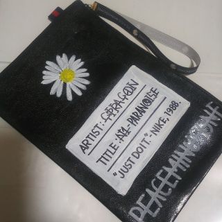 ピースマイナスワン(PEACEMINUSONE)の👑BIGBANG G-DRAGON ペイントポーチ👑落書きポーチ(ポーチ)