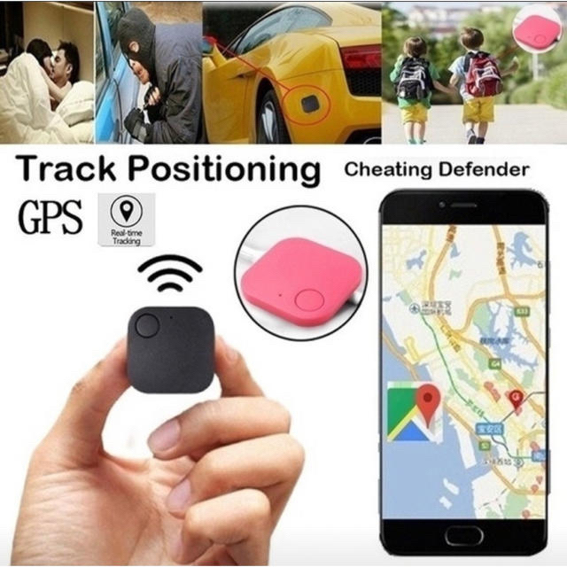 GPSトラッカー　紛失物や車の鍵など用に！ グリーン スマホ/家電/カメラのスマホアクセサリー(その他)の商品写真