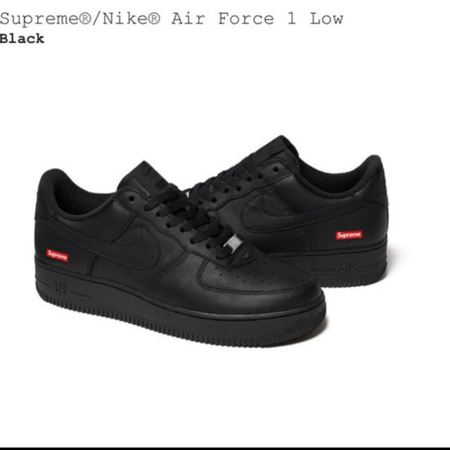 Supreme/Nike Air Force 1 Low 27.5cm