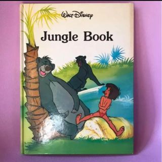 ディズニー(Disney)のビンテージ　ディズニー絵本　大型読み応え有ります！多読に是非！ジャングルブック(洋書)