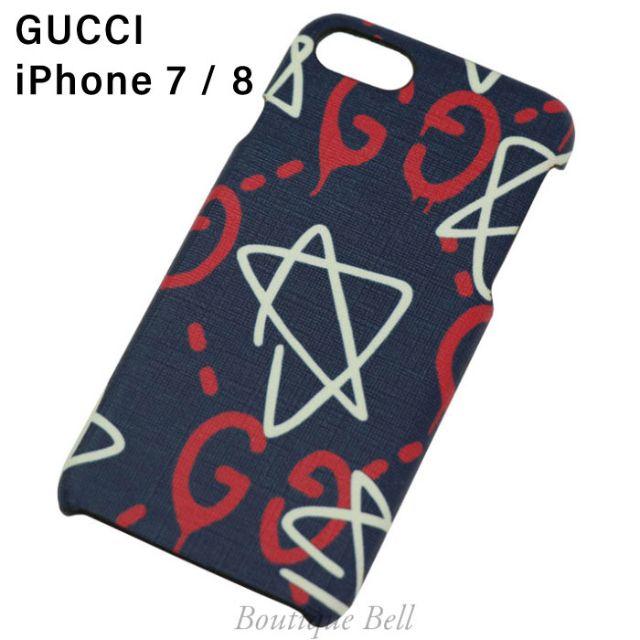 Gucci - グッチ iPhone7/8 ケース ゴースト ネイビーマルチの通販
