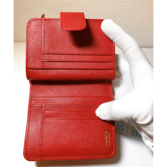 ☆新品未使用☆ PRADA プラダ 財布 ロゴ 購入レシート有り | www