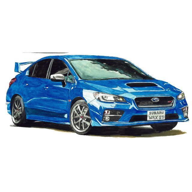 NC-423インプレッサWRX/BRZ限定版画 直筆サイン額装済●作家平右ヱ門 3