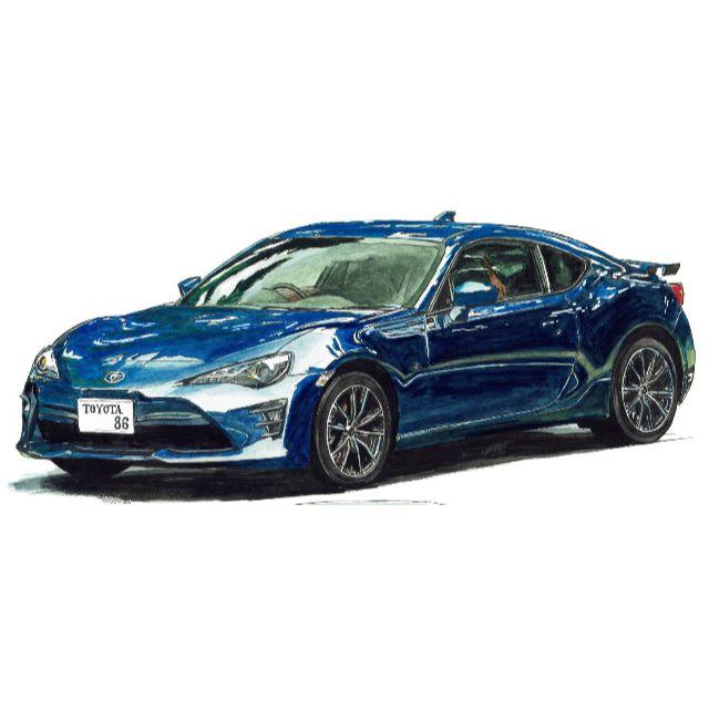 NC-427 レビン/TOYOTA86限定版画 直筆サイン額装●作家平右ヱ門 2