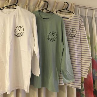 スヌーピー(SNOOPY)のチャーリーブラウン ロンT 韓国(Tシャツ(長袖/七分))