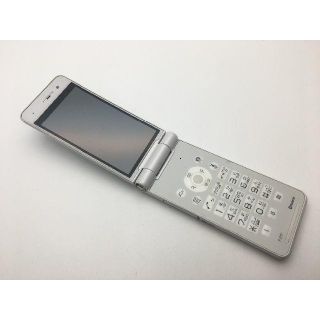 パナソニック(Panasonic)の中古動作確認済■P-01F ホワイト ドコモガラケー 254(携帯電話本体)