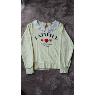 美品♪アルジー春色イエロー薄手トレーナー130(Tシャツ/カットソー)