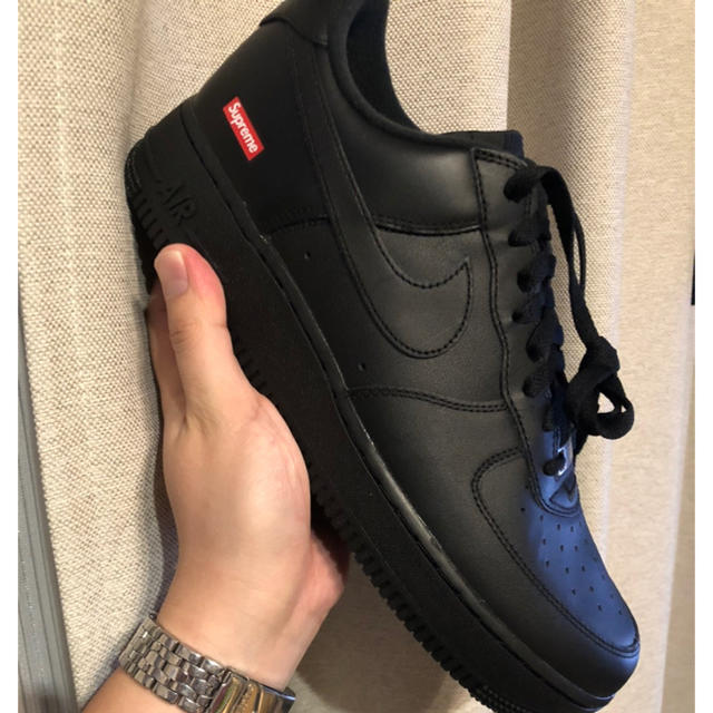 Supreme(シュプリーム)のsupreme×nike air force1 黒 28.5 10.5 メンズの靴/シューズ(スニーカー)の商品写真