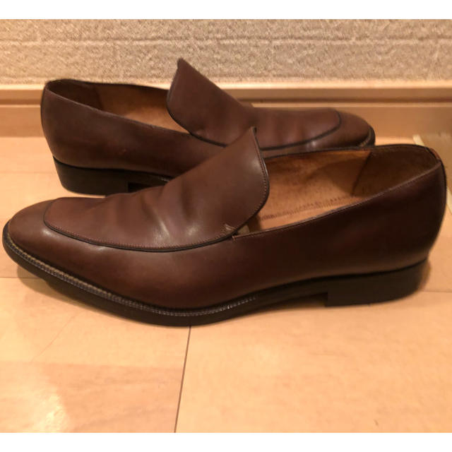 Sergio Rossi - 美品 セルジオロッシ ローファー 茶 26.5cm 値下げの