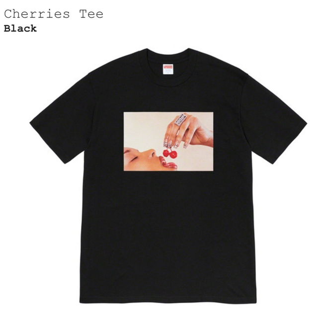supreme cherries tee black - Tシャツ/カットソー(半袖/袖なし)