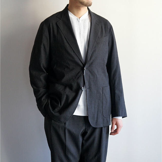 COMOLI 21SS WOOL 2B JACKET テーラードジャケット 3