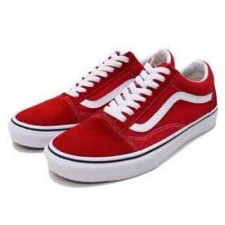 ヴァンズ(VANS)の新品　バンズ　VANS Old Skool オールドスクール　レッド　赤　25(スニーカー)