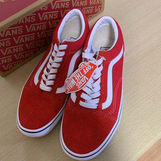 VANS 赤　39 24.5センチ