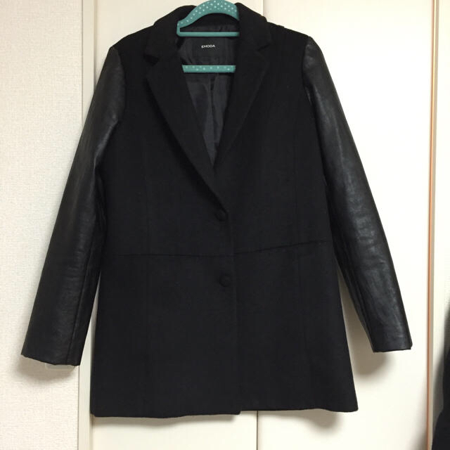 EMODA(エモダ)のEMODA☆ドッキングウールCO レディースのジャケット/アウター(ロングコート)の商品写真