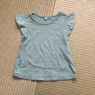 ユニクロ(UNIQLO)のユニクロ 袖レーストップス 110cm(Tシャツ/カットソー)