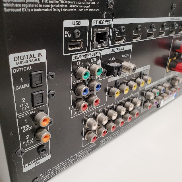 ONKYO TX-NR616 HDMI 2系統出力 AVアンプ - アンプ
