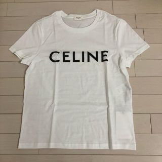 セリーヌ(celine)の【るる様専用】M CELINE ロゴ　Tシャツ　ホワイト　レディース(Tシャツ(半袖/袖なし))