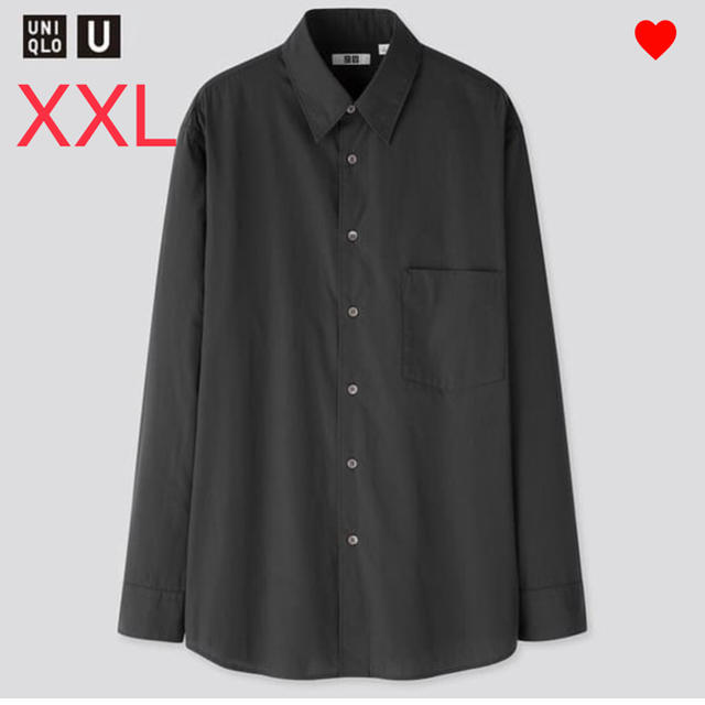 20SS UNIQLOUユニクロユーコットンレギュラーカラーシャツ　XXL