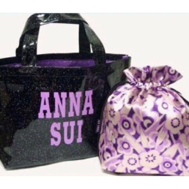 ANNA SUI(アナスイ)のANNA SUI キラキラトート&巾着ポーチ レディースのバッグ(トートバッグ)の商品写真