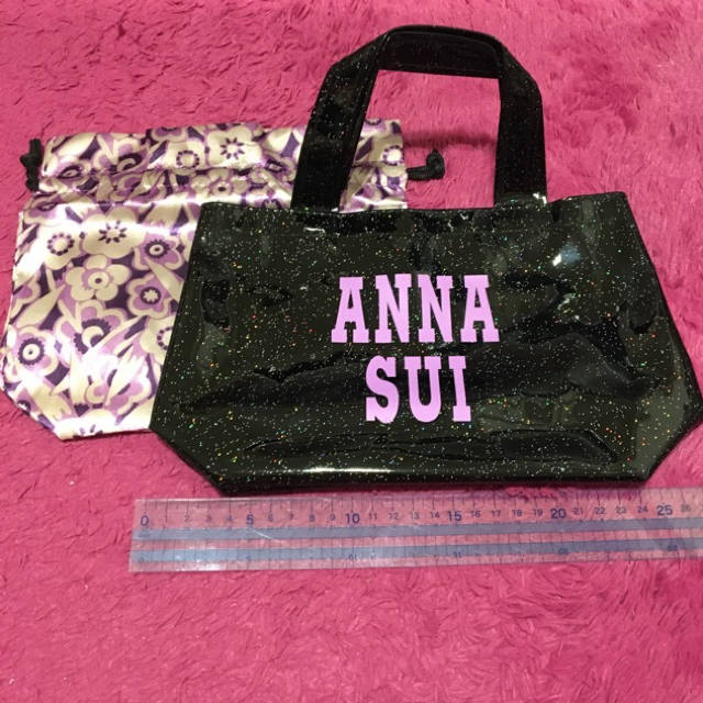 ANNA SUI(アナスイ)のANNA SUI キラキラトート&巾着ポーチ レディースのバッグ(トートバッグ)の商品写真