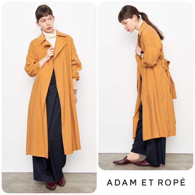 Adam et Rope'(アダムエロぺ)のADAM ET ROPE' ☺︎ウェザースリットラップコート レディースのジャケット/アウター(その他)の商品写真