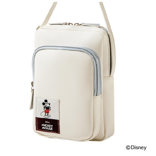 Disney(ディズニー)のInRed４月号付録 ミッキーマウス レザー調ショルダーバッグ レディースのバッグ(ショルダーバッグ)の商品写真