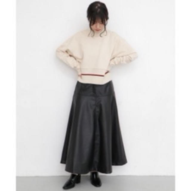 KBF(ケービーエフ)のKBF フェイクレザースカート専用商品 レディースのスカート(ロングスカート)の商品写真