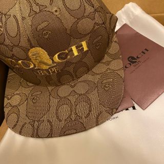 コーチ(COACH)のBAPE® COACH JACQUARD BASEBALL CAP(キャップ)