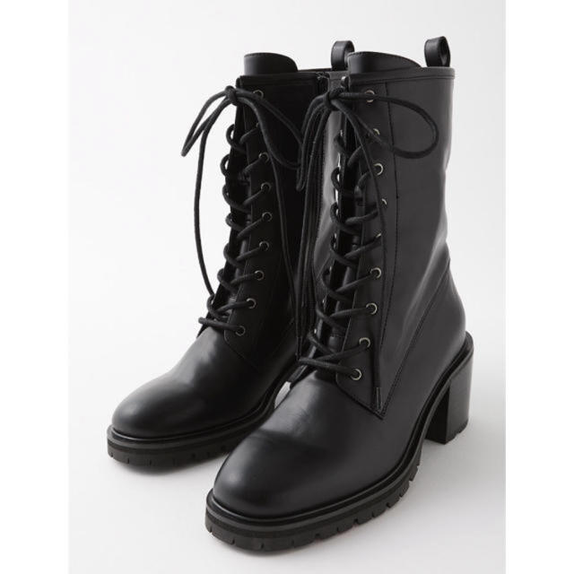 moussy LACE UP CHUNK BOOTS
