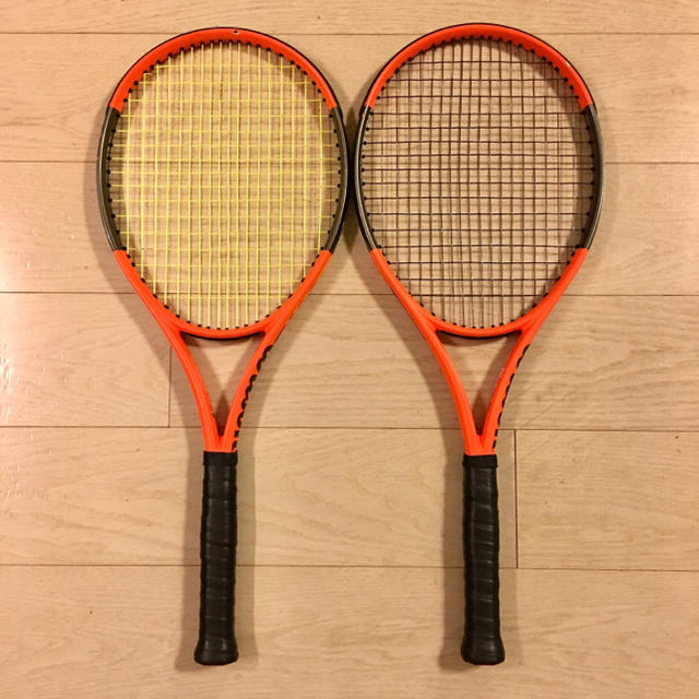 流行り の ブランド - 2024年おすすめのアイテム満載 専用出品です。Wilson バーン100LS G2 2本組 リバース ラケット