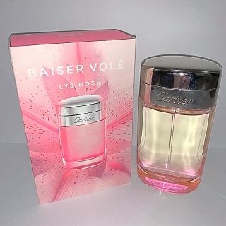 カルティエ(Cartier)の残量多量！カルティエ ベーゼヴォレ リス ロゼ スプレー 100ml 箱付き🎶(香水(女性用))