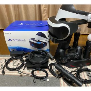 プレイステーションヴィーアール(PlayStation VR)の[中古] PSVRカメラ同梱版他コントローラーなどセット(家庭用ゲーム機本体)