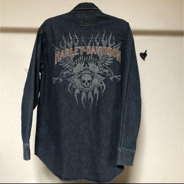 Harley Davidson(ハーレーダビッドソン)のHarley Davidson／デニムシャツ メンズのジャケット/アウター(Gジャン/デニムジャケット)の商品写真