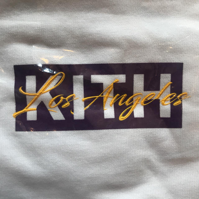 Los Angeles 店舗 限定 KITH box logo tee ロンT