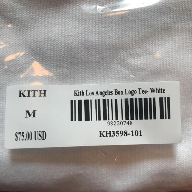 Los Angeles 店舗 限定 KITH box logo tee ロンT