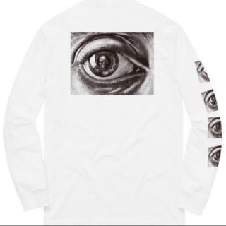 シュプリーム(Supreme)のSupreme M.C. Escher Eye L/S Tee White (Tシャツ/カットソー(七分/長袖))