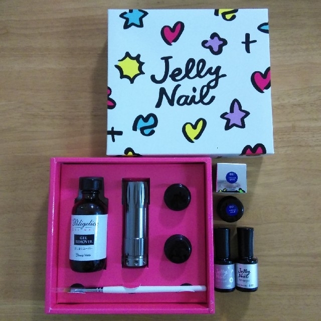 Jelly Nail(ジェリーネイル)のジェリーネイル スターターキット JELLYNAIL ジェルネイル コスメ/美容のネイル(ネイル用品)の商品写真