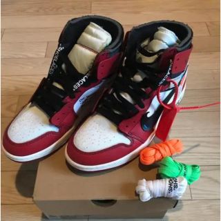 オフホワイト(OFF-WHITE)のNIKE × off white Air Jordan1 THE TEN 値下げ(スニーカー)