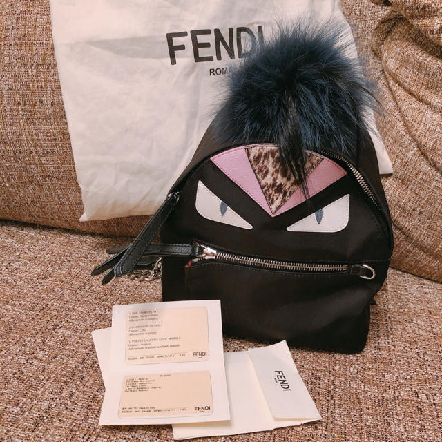 FENDI(フェンディ)のFENDIモンスターミニリュック最終お値下げ レディースのバッグ(リュック/バックパック)の商品写真