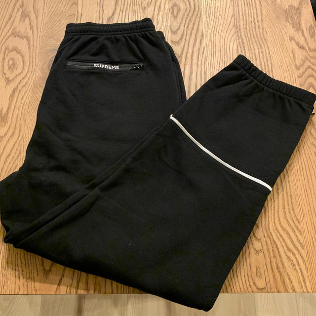 Supreme LACOSTE Track Pant Black Sサイズ