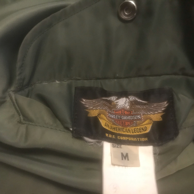 Harley Davidson(ハーレーダビッドソン)の超レア　ハーレーダビットソン　MA-1 メンズのジャケット/アウター(ライダースジャケット)の商品写真