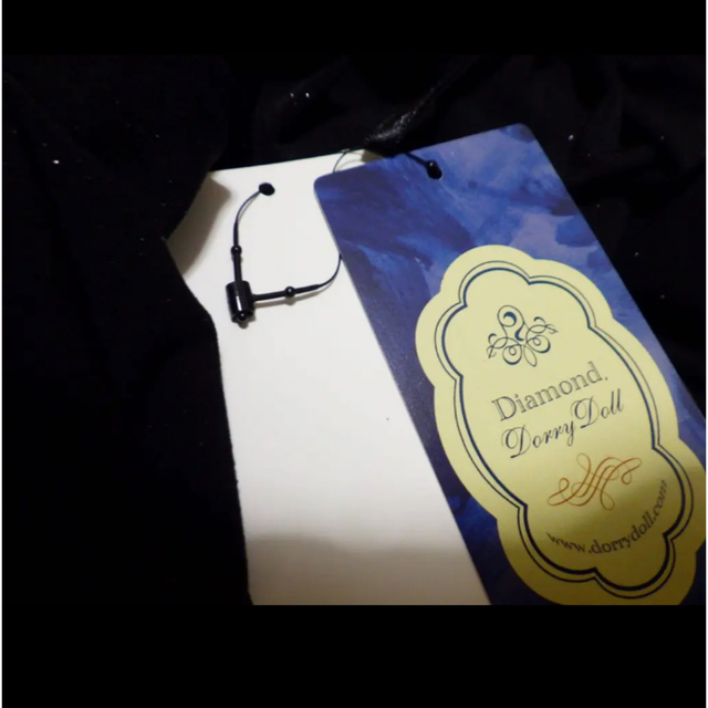 新品*定価14080*Dorry Doll カットタック ワンピ ワンピース 黒 レディースのフォーマル/ドレス(ミディアムドレス)の商品写真
