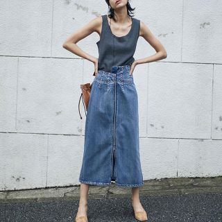 アメリヴィンテージ(Ameri VINTAGE)のMKK様専用 ameriVINTAGE STUDSLINEDENIMSKIRT(ロングスカート)