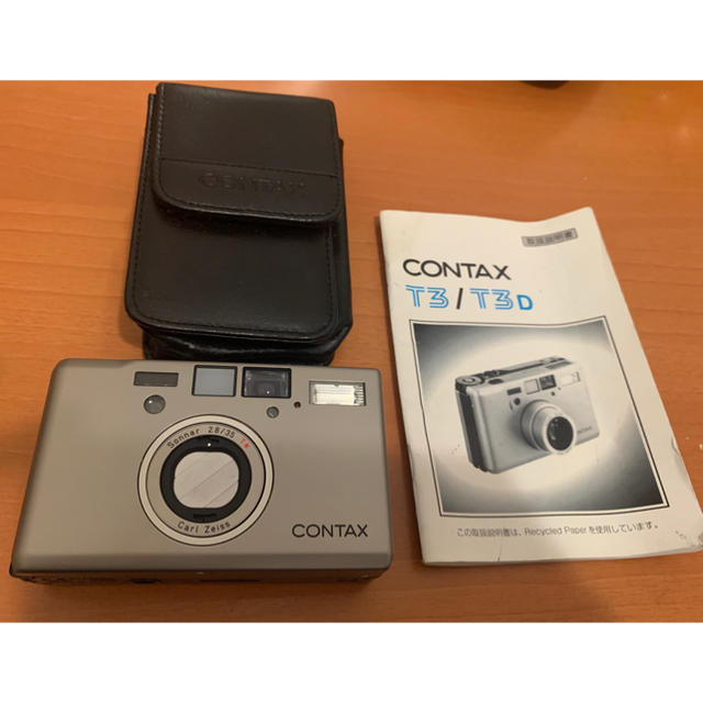 京セラ(キョウセラ)のチャック様contax t3 美品　(値段交渉可) スマホ/家電/カメラのカメラ(フィルムカメラ)の商品写真