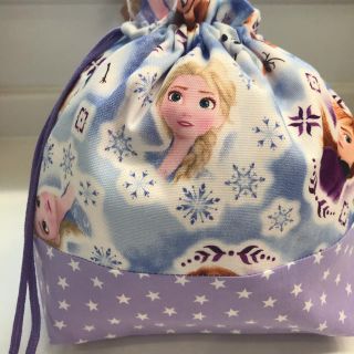 ディズニー(Disney)のお弁当袋　アナ雪(ランチボックス巾着)