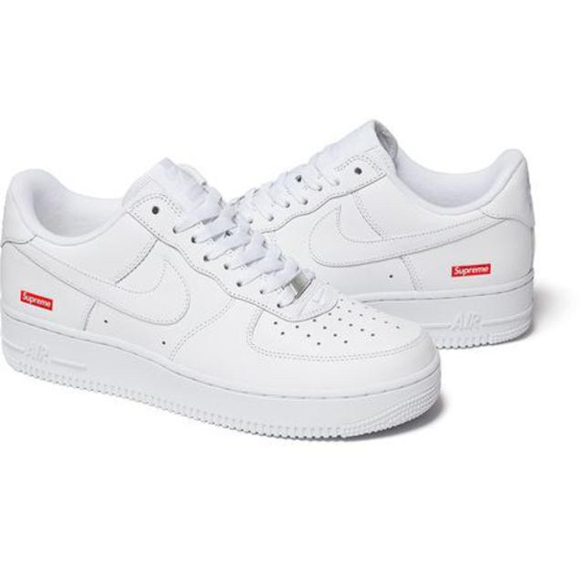 【US9.5】Supreme Air Force 1 whiteスニーカー