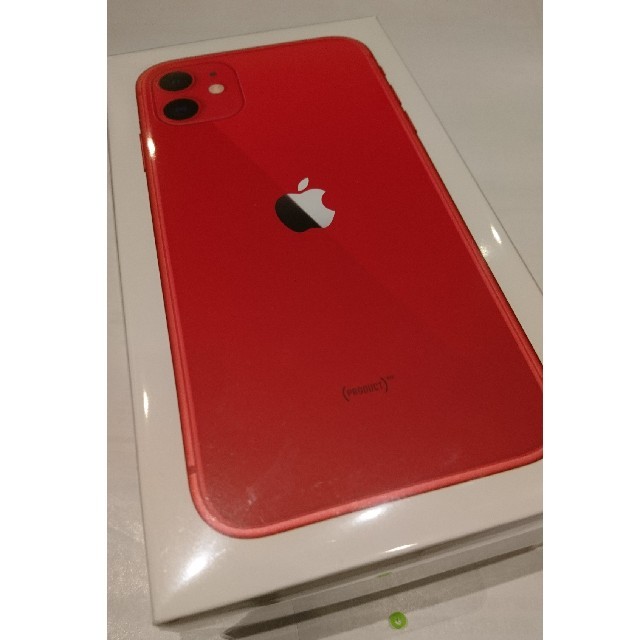 iPhone本体【新品・未使用】iPhone 11 レッド 64GB docomo simフリー