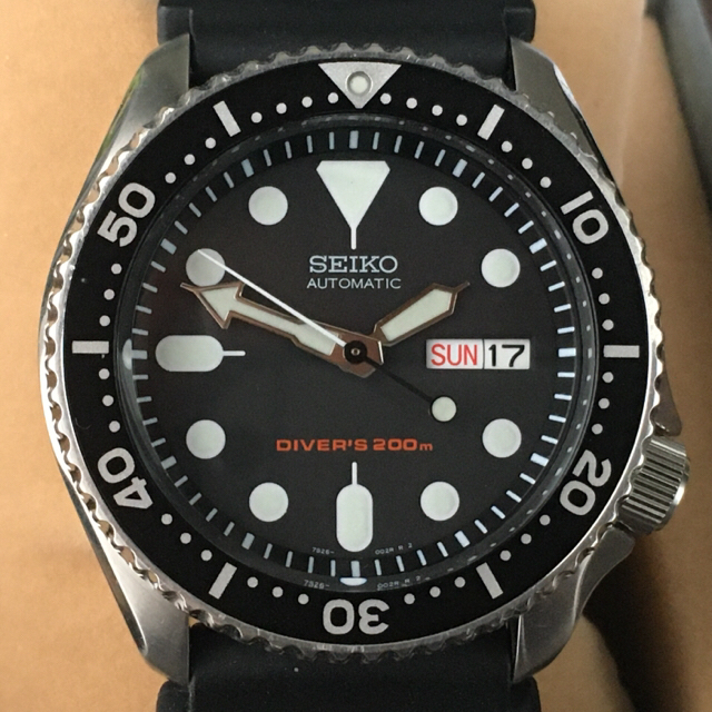 SEIKO - セイコー ブラックボーイ 7S26-0020 SKX007の通販 by ひょう｜セイコーならラクマ