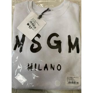 エムエスジイエム(MSGM)の新作✨大人も着られる‼️  MSGM 定番ロゴプリント スウェット(トレーナー/スウェット)